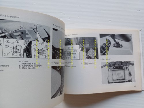 Yamaha FZ 750 1985 manuale uso manutenzione libretto ITALIANO originale