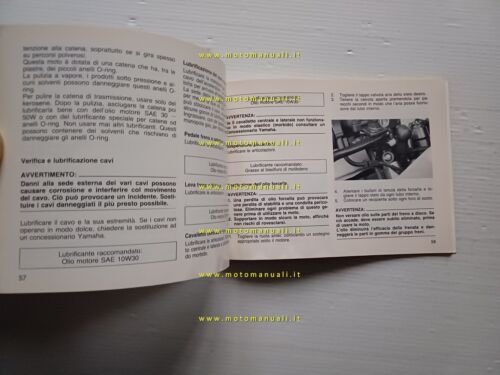 Yamaha FZ 750 1985 manuale uso manutenzione libretto ITALIANO originale