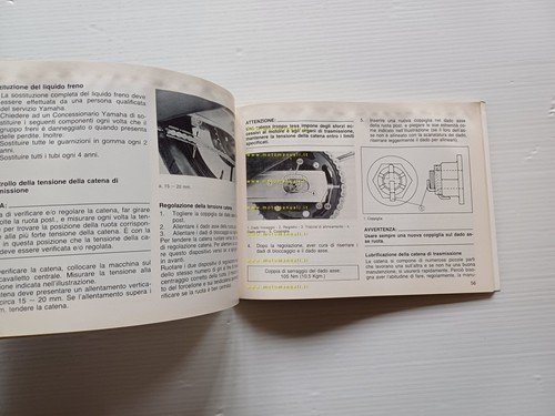 Yamaha FZ 750 1985 manuale uso manutenzione libretto ITALIANO originale