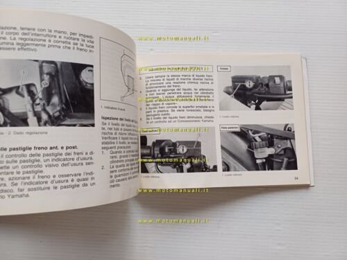 Yamaha FZ 750 1985 manuale uso manutenzione libretto ITALIANO originale