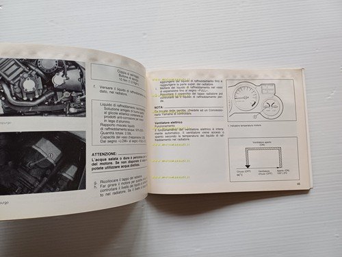 Yamaha FZ 750 1985 manuale uso manutenzione libretto ITALIANO originale