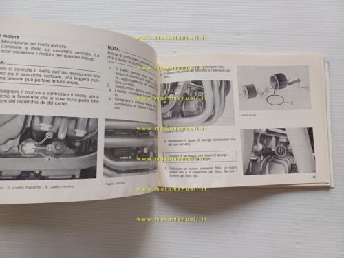 Yamaha FZ 750 1985 manuale uso manutenzione libretto ITALIANO originale