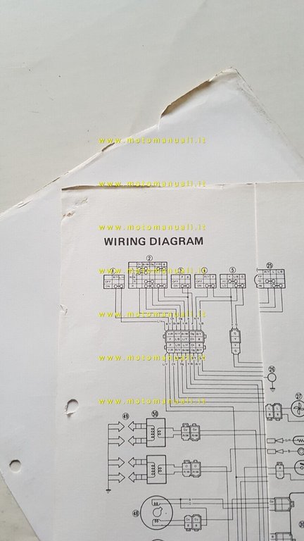Yamaha FZ 750 1985 Service Information manuale officina INGLESE originale