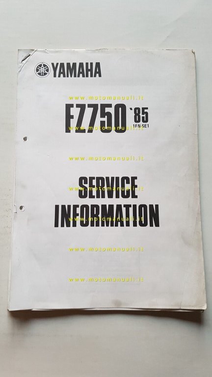 Yamaha FZ 750 1985 Service Information manuale officina INGLESE originale