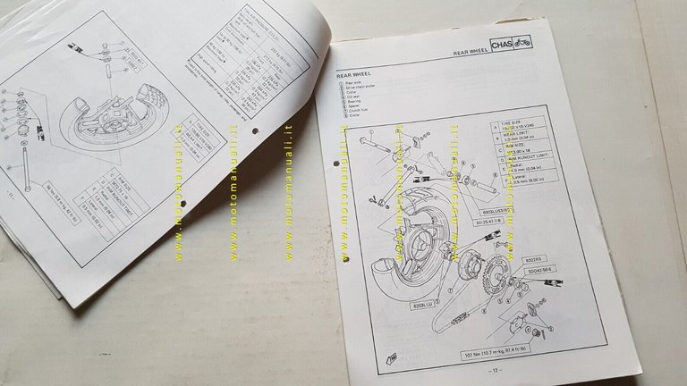 Yamaha FZ 750 1985 Service Information manuale officina INGLESE originale