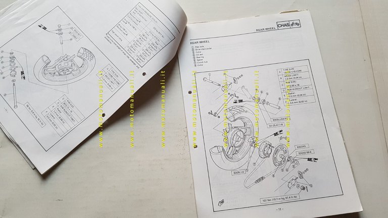 Yamaha FZ 750 1985 Service Information manuale officina INGLESE originale