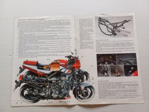 Yamaha FZ 750 1986 depliant italiano originale