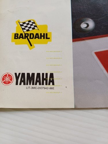 Yamaha FZ 750 1986 depliant originale moto ITALIANO brochure