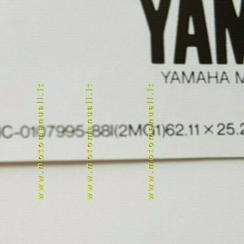 Yamaha FZ 750 1988 depliant moto originale italiano motorcycle brochure