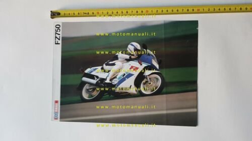 Yamaha FZ 750 1989 depliant originale moto ITALIANO brochure