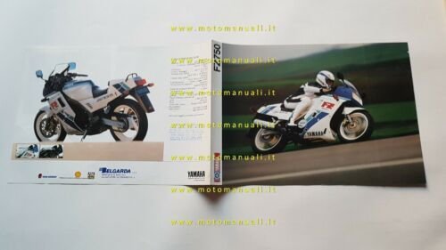 Yamaha FZ 750 1989 depliant originale moto ITALIANO brochure
