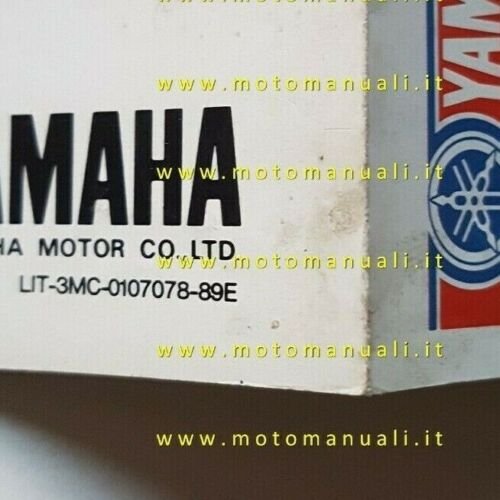 Yamaha FZ 750 1989 depliant originale moto ITALIANO brochure