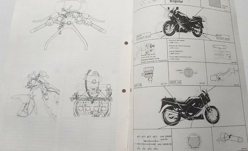 Yamaha FZ 750 1989 manuale assemblaggio officina originale no riparazione