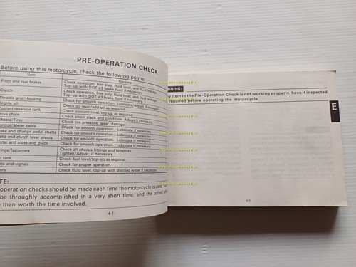 Yamaha FZ 750 1FN 1984-85 manuale uso manutenzione libretto istruzioni …