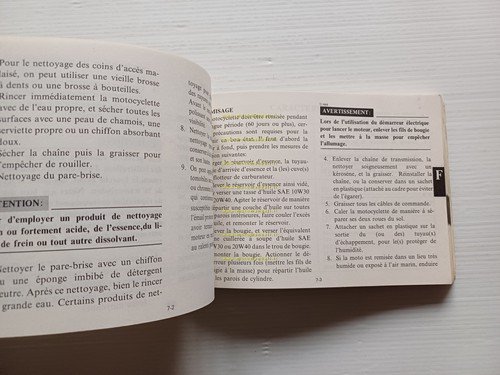 Yamaha FZ 750 1FN 1984-85 manuale uso manutenzione libretto istruzioni …