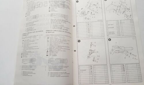 Yamaha FZ 750 (T) 1987 manuale assemblaggio officina originale no …