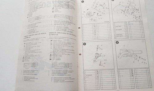 Yamaha FZ 750 (T) 1987 manuale assemblaggio officina originale no …