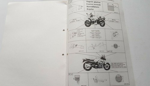 Yamaha FZ 750 (T) 1987 manuale assemblaggio officina originale no …