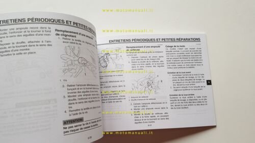 Yamaha FZ6-N 2004 manuale uso manutenzione FRANCESE originale