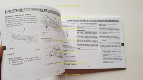 Yamaha FZ6-N 2004 manuale uso manutenzione FRANCESE originale