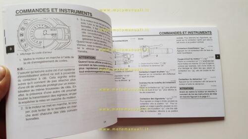 Yamaha FZ6-N 2004 manuale uso manutenzione FRANCESE originale