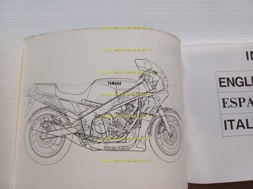 Yamaha FZR 1000-1000 T 2GH 1986-87 manuale uso manutenzione italiano …