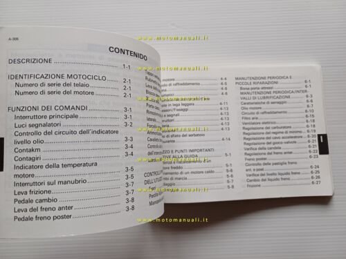 Yamaha FZR 1000-1000 T 2GH 1986-87 manuale uso manutenzione italiano …