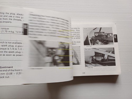 Yamaha FZR 1000-1000 U 2GH 1987-88 manuale uso manutenzione italiano …