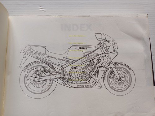 Yamaha FZR 1000-1000 U 2GH 1987-88 manuale uso manutenzione italiano …
