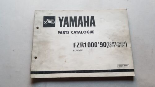 Yamaha FZR 1000 1990 catalogo ricambi originale spare parts catalog