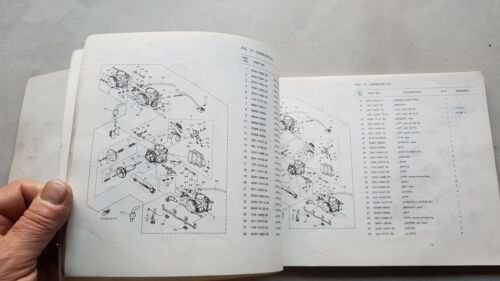 Yamaha FZR 1000 1990 catalogo ricambi originale spare parts catalog