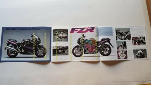 Yamaha FZR 1000 1993 depliant moto originale italiano motorcycle brochure