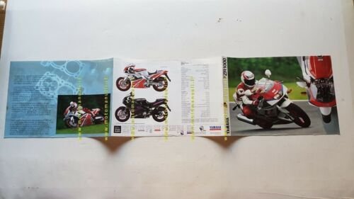 Yamaha FZR 1000 1993 depliant moto originale italiano motorcycle brochure