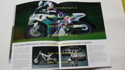 Yamaha FZR 1000 1994 depliant ITALIANO originale moto brochure