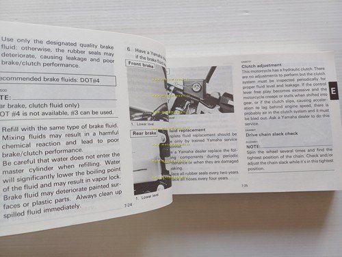 Yamaha FZR 1000 3GM 1991 manuale uso manutenzione libretto italiano …