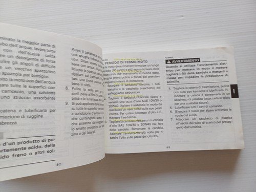 Yamaha FZR 1000 3GM 1991 manuale uso manutenzione libretto italiano …