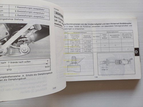 Yamaha FZR 1000 3GM 1991 manuale uso manutenzione libretto italiano …