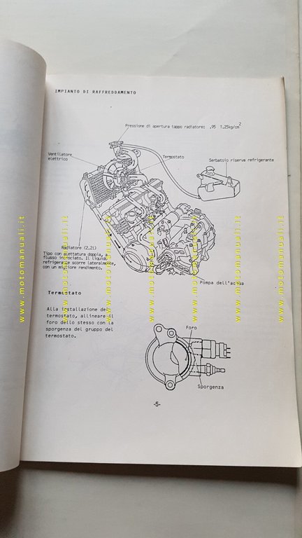 Yamaha FZR 500 600 1989 Service Information manuale officina ITALIANO …