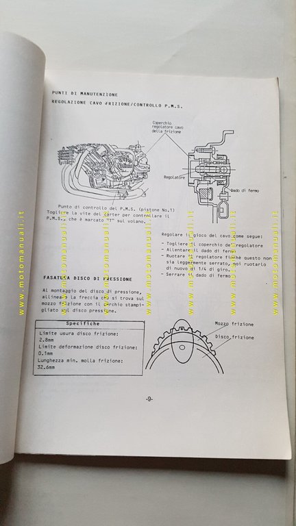 Yamaha FZR 500 600 1989 Service Information manuale officina ITALIANO …