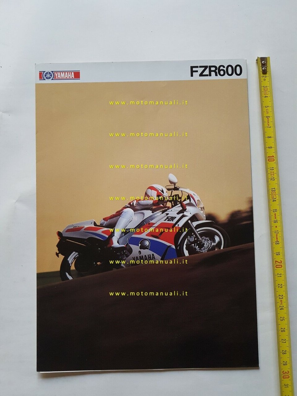 Yamaha FZR 600 1989 depliant moto originale italiano motorcycle brochure