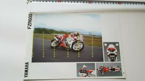 Yamaha FZR 600 1992 depliant moto originale italiano motorcycle brochure