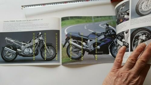 Yamaha FZR 600 1992 depliant moto originale italiano motorcycle brochure