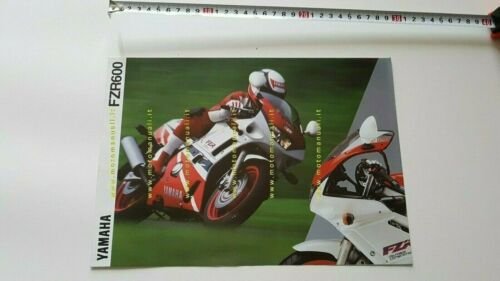 Yamaha FZR 600 1993 depliant moto originale italiano motorcycle brochure