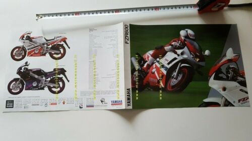 Yamaha FZR 600 1993 depliant moto originale italiano motorcycle brochure