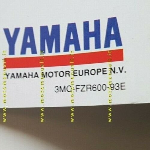 Yamaha FZR 600 1993 depliant moto originale italiano motorcycle brochure
