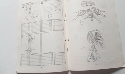 Yamaha FZR 600500 1989 manuale assemblaggio officina originale no riparazione