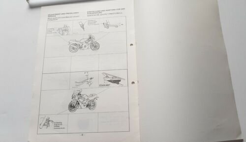 Yamaha FZR 600500 1989 manuale assemblaggio officina originale no riparazione