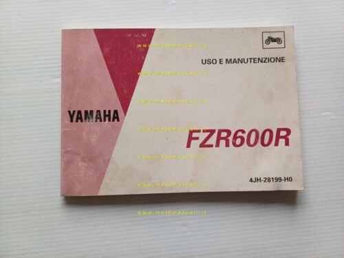 Yamaha FZR 600 R 1993-94 manuale uso manutenzione libretto originale …