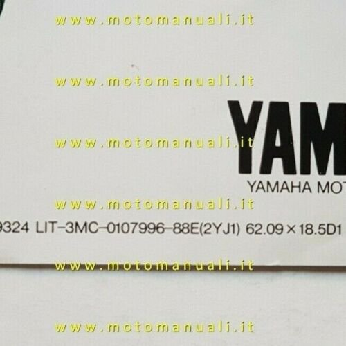 Yamaha FZR 750 R 1988 depliant originale moto ENGLISH brochure