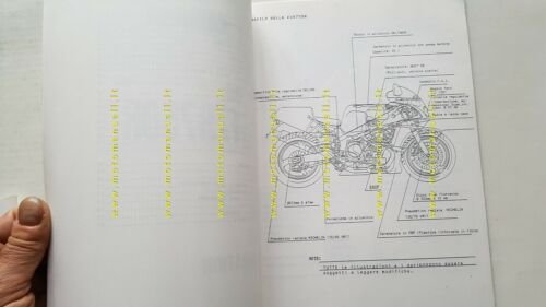 Yamaha FZR 750 R 1989 Model information manuale officina originale